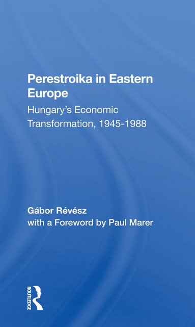 bokomslag Perestroika In Eastern Europe