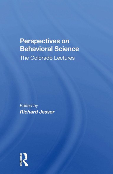 bokomslag Perspectives On Behavioral Science