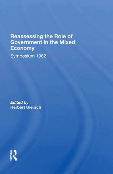 bokomslag Reassessing/ Avail.hc.only! The Mixed Economy