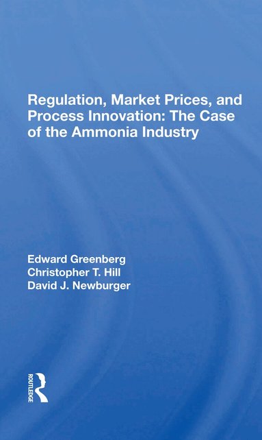 Edward Greenberg, Christopher T. Hill, David J. Newburger - Regulation, Market Prices, And Process Innovation, Häftad