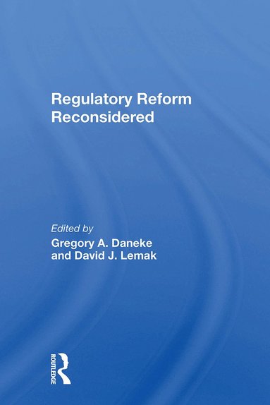 bokomslag Regulatory Reform Reconsidered