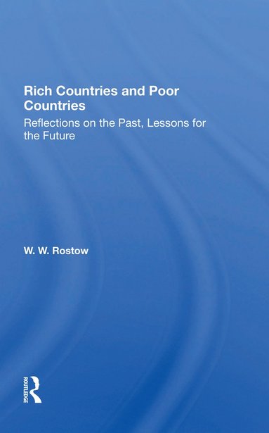 bokomslag Rich Countries And Poor Countries