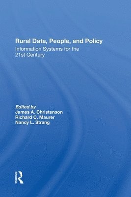bokomslag Rural Data, People, And Policy