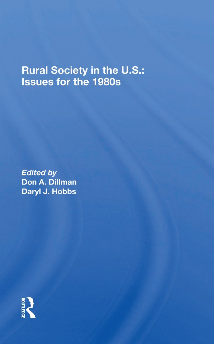 Rural Society In The U.s. 1