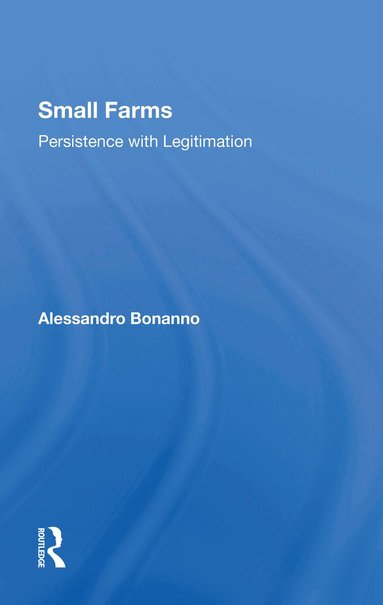 Alessandro Bonanno - Small Farms, Häftad