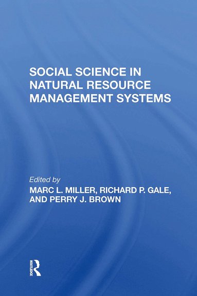 bokomslag Social Science In Natural Resource Management Systems