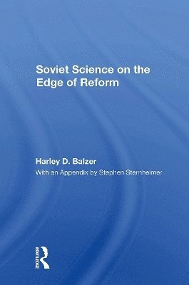 bokomslag Soviet Science on the Edge of Reform