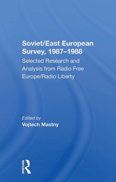 bokomslag Soviet/East European Survey, 1987-1988