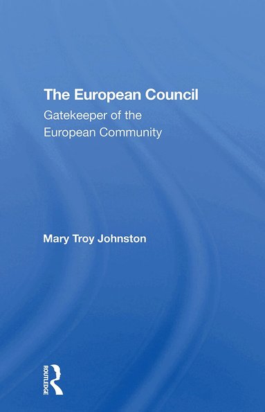 Mary Johnston - European Council, Häftad