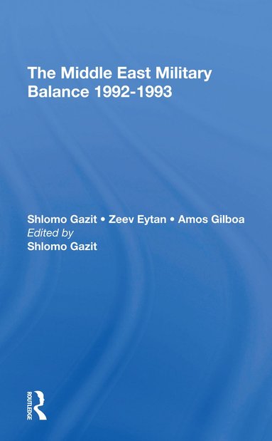 bokomslag Middle East Military Balance 1992-1993