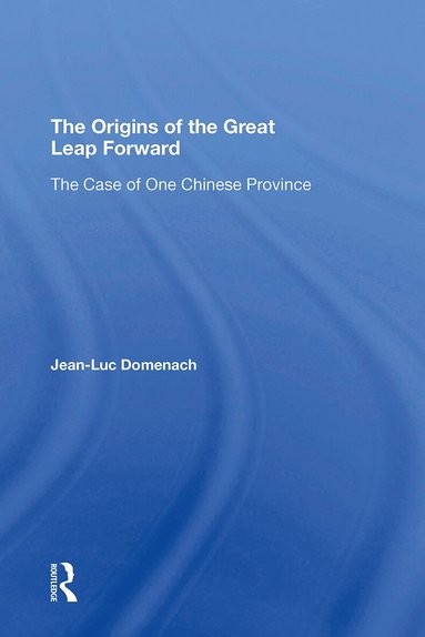 Jean-luc Domenach, Mark Selden - Origins Of The Great Leap Forward, Häftad
