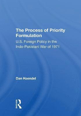 bokomslag The Process Of Priority Formulation