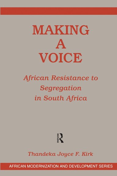 bokomslag Making A Voice