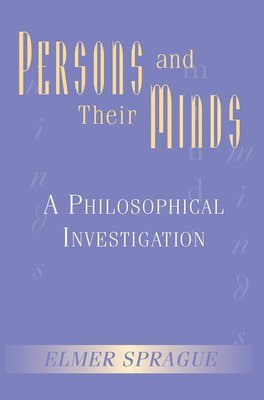 Persons And Their Minds 1