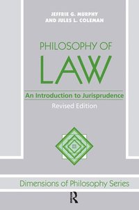 bokomslag Philosophy Of Law