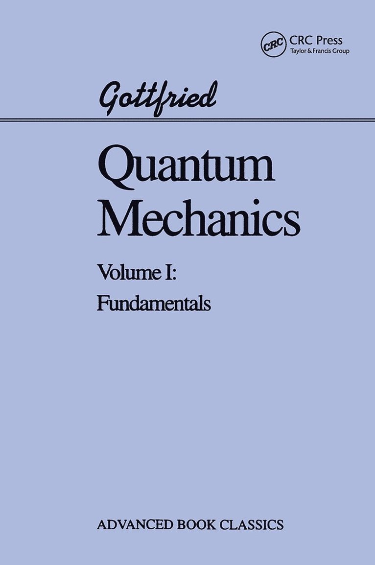 Quantum Mechanics 1