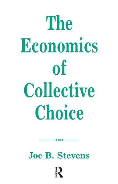 bokomslag Economics Of Collective Choice