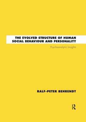 bokomslag Evolved Structure of Human Social Behaviour and Personality