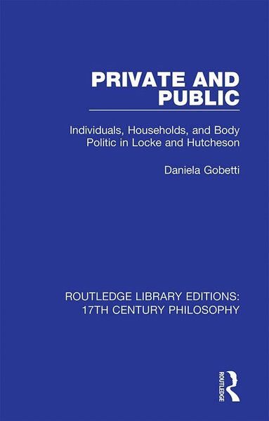Daniela Gobetti - Private and Public, Inbunden