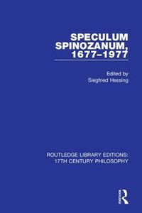 bokomslag Speculum Spinozanum, 1677-1977