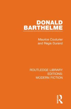 bokomslag Donald Barthelme