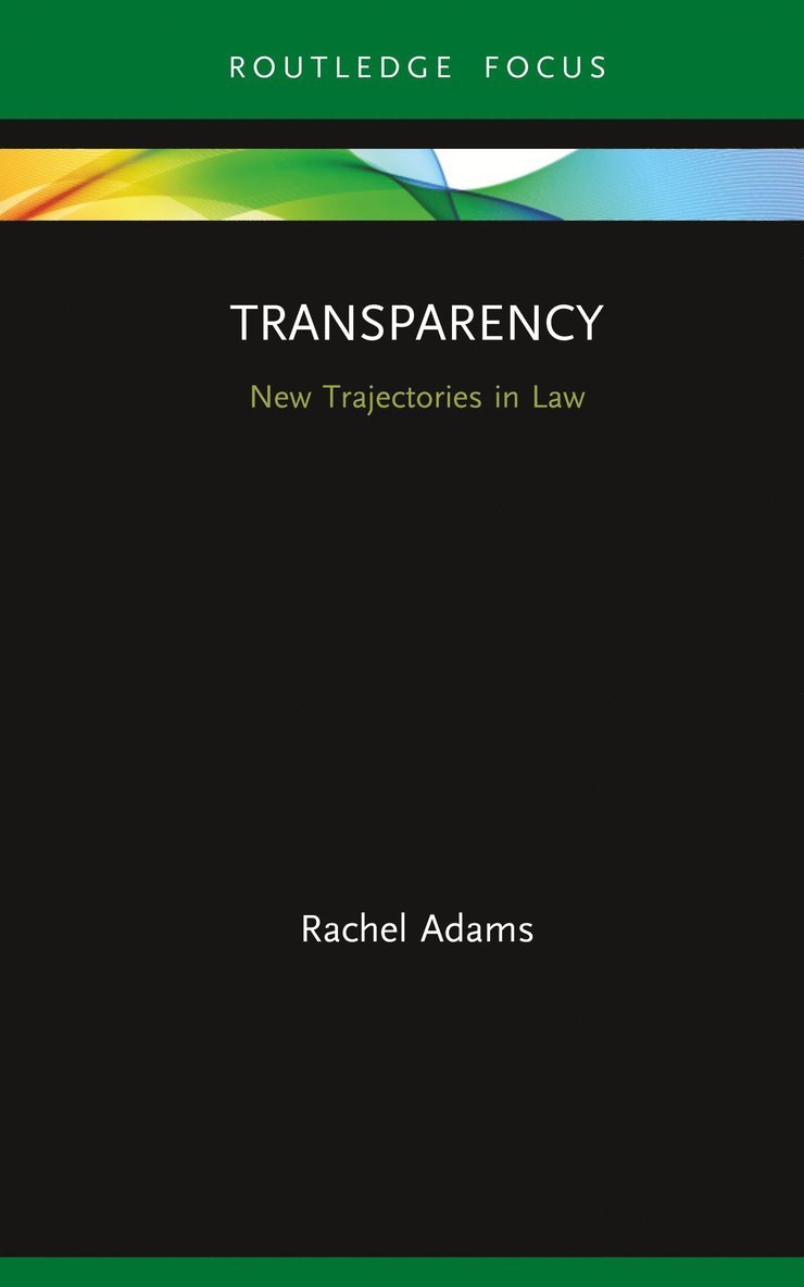 Rachel Adams - Transparency, Inbunden