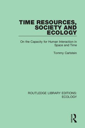 Tommy Carlstein - Time Resources, Society and Ecology, Häftad