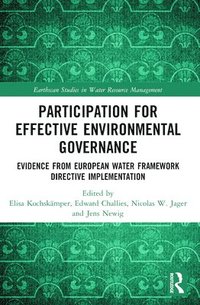 bokomslag Participation for Effective Environmental Governance