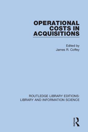 James R. Coffey - Operational Costs in Acquisitions, Häftad