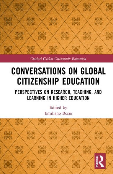 Emiliano Bosio - Conversations on Global Citizenship Education, Inbunden
