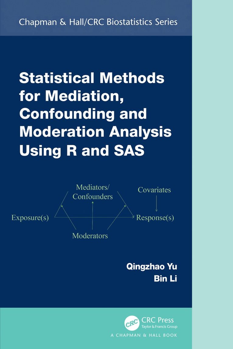 Qingzhao Yu, Bin Li, USA) Li, Bin (Louisiana State University, LA - Statistical Methods for Mediation, Confounding and Moderation Analysis Using R and SAS, Inbunden