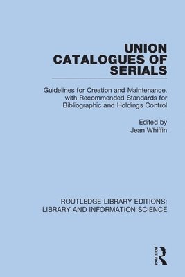 Union Catalogues of Serials 1