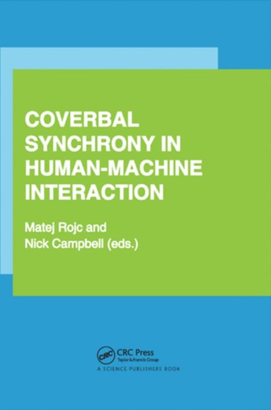 bokomslag Coverbal Synchrony in Human-Machine Interaction