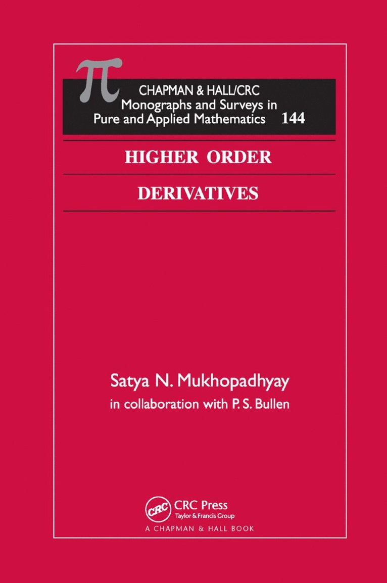 Higher Order Derivatives 1