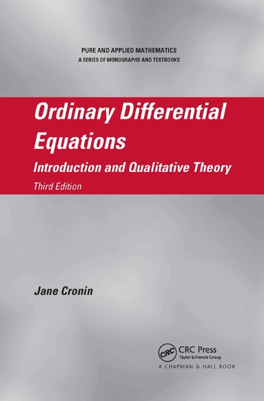 Jane Cronin - Ordinary Differential Equations, Häftad