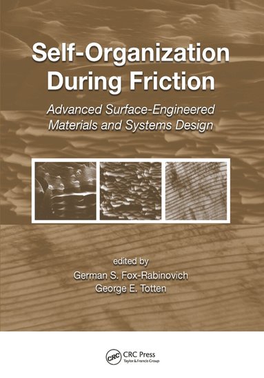 German Fox-Rabinovich, George E. Totten - Self-Organization During Friction, Häftad