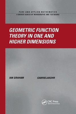 Geometric Function Theory in One and Higher Dimensions 1