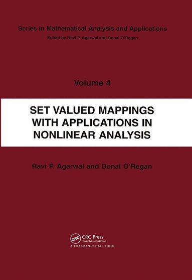 bokomslag Set Valued Mappings with Applications in Nonlinear Analysis