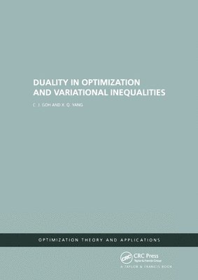 bokomslag Duality in Optimization and Variational Inequalities