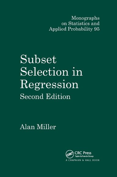 Alan Miller - Subset Selection in Regression, Häftad
