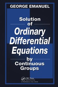 bokomslag Solution of Ordinary Differential Equations by Continuous Groups