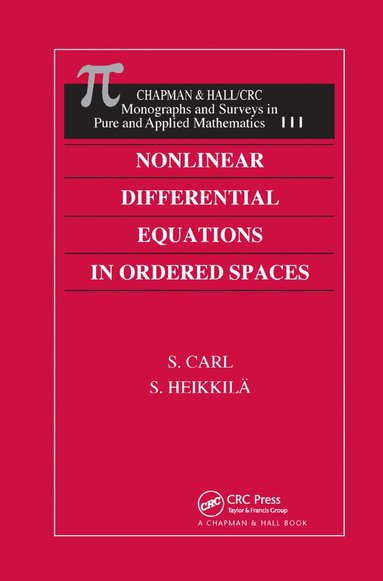 bokomslag Nonlinear Differential Equations in Ordered Spaces