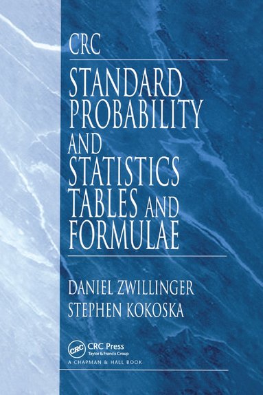 bokomslag CRC Standard Probability and Statistics Tables and Formulae