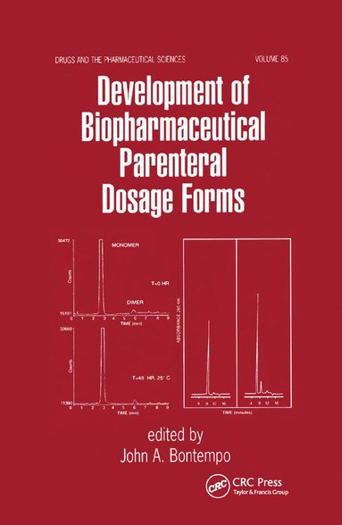 bokomslag Development of Biopharmaceutical Parenteral Dosage Forms