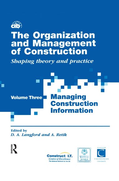 David Langford, Arkady Retik - Organization and Management of Construction, Häftad