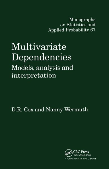 D.R. Cox, Nanny Wermuth - Multivariate Dependencies, Häftad