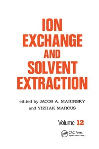 bokomslag Ion Exchange and Solvent Extraction