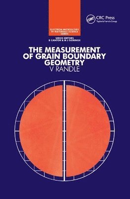 bokomslag The Measurement of Grain Boundary Geometry