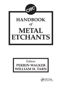 bokomslag CRC Handbook of Metal Etchants