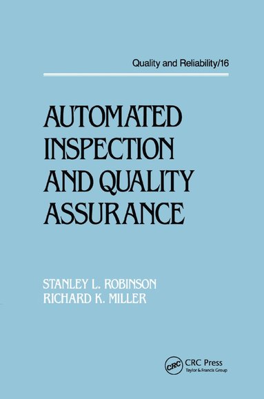 bokomslag Automated Inspection and Quality Assurance